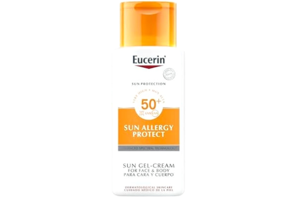 Eucerin  Sun Life Protect Gel Cream Spf50+, vanilj, 150 ml