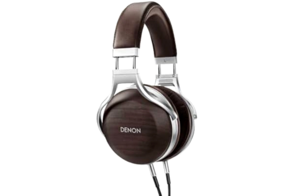 Denon  AHD5200EM Premium-Over-Ear-Hörlurar, Zebra-trä