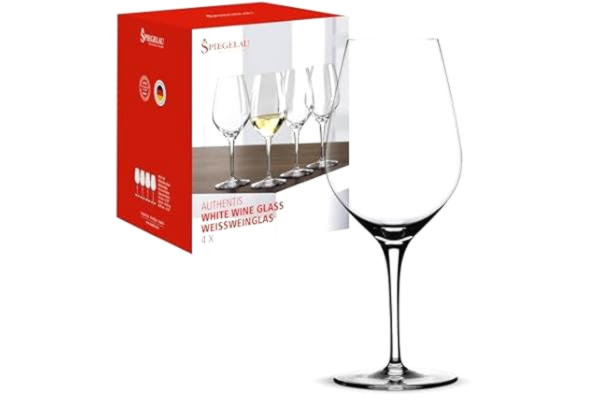 Spiegelau  vitvinglas, set med 4, kristall, 420 ml, Authentis, 4400182