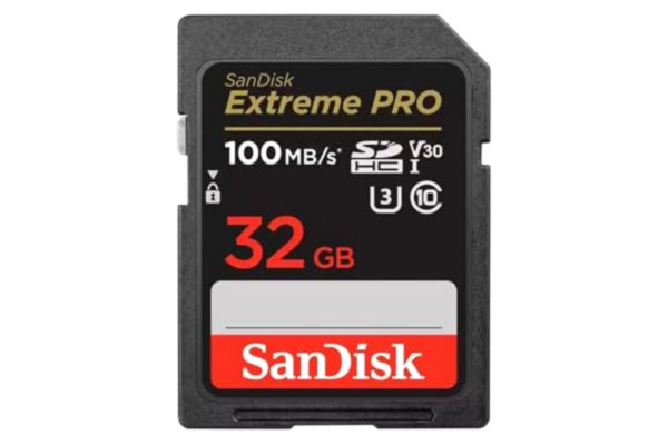 SanDisk  32 GB Extreme PRO SDHC-kort + RescuePRO Deluxe, upp till 100 MB/s, UHS-I, klass 10, U3, V30