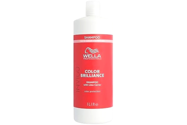 Wella  Professionals Invigo Color Brilliance Shampoo Fine – glansschampo för fint, färgat hår – mild vård med E-vitamin och lågt pH-värde