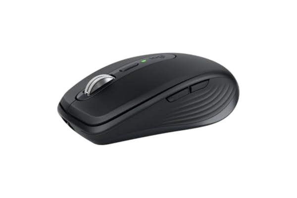 Logitech  MX Anywhere 3S Compact Trådlös Mus, Snabb Rullning, 8K DPI Avläsning på alla ytor, Tysta klick, Programmerbara knappar, USB C, Bluetooth, Windows PC, Linux, Chrome, Mac - Grafit