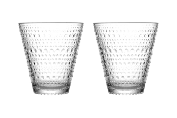Iittala  Kastehelmi Tumbler 30 cl – klar – set med 2