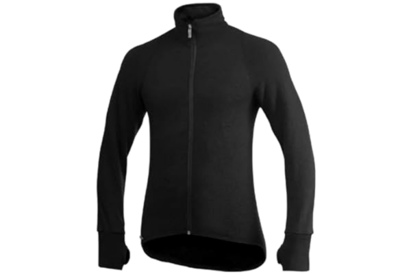 Woolpower  Merino Mid Layer Full Zip Jacket 600 - Black