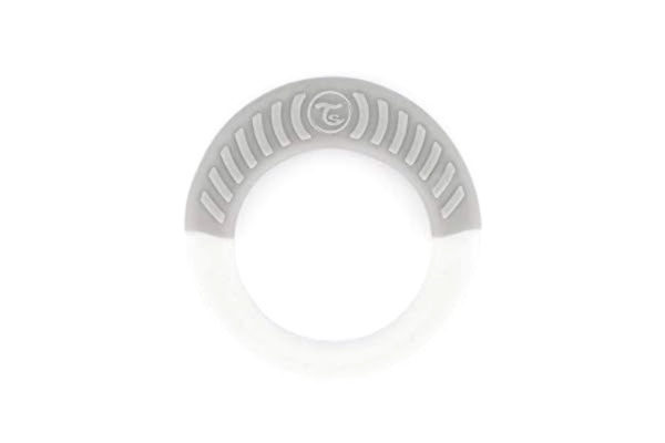 Twistshake  Bitring för 1+ Månader Babys, Bitleksaker för Babytandhjälp Lugnar Tandköttet, Lättar Tandvärk för Små Barn, BPA-fri, Vit