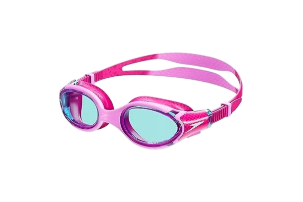 Speedo  Unisex barn biofuse 2.0 glasögon, flamingo rosa/elektrisk rosa/blå, ONESZ