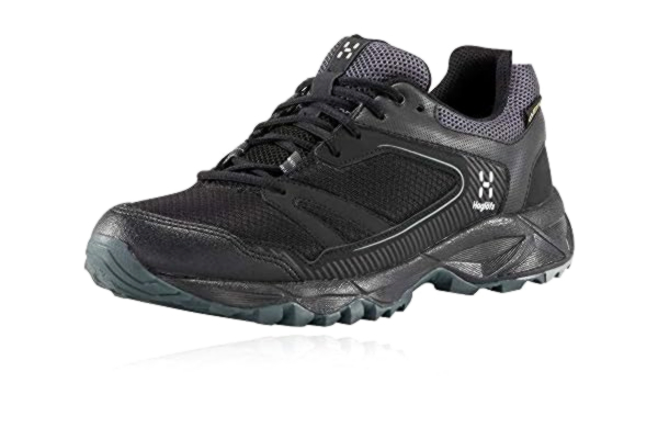 Haglöfs  Buty trekkingowe damskie Trail Fuse GT, wodoszczelne, oddychające, amortyzujące, odporne na ścieranie, czarny (True Black), 38 2/3 EU