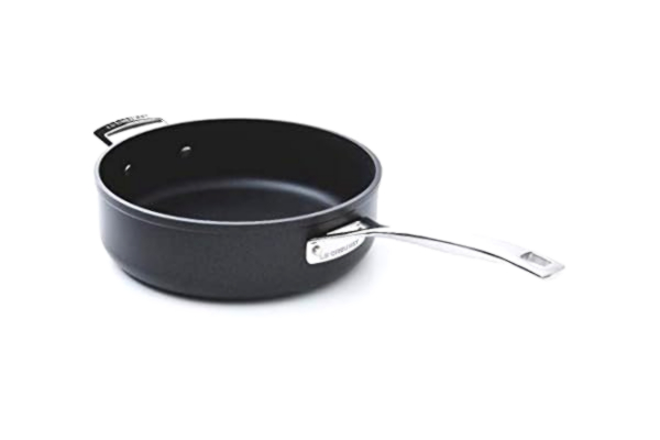Le Creuset  Geharde sauteerpan met anti-aanbaklaag zonder deksel, ideaal voor alle soorten kookplaten