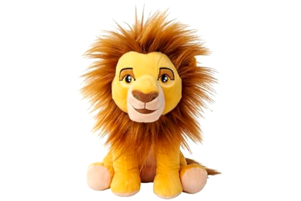 Disney Simba 6315870073 - Disney Lejonkungen Mufasa Gosedjur - Disney Mufasa från Lejonkungen som Gosedjur, 25 cm, Från 0 månader