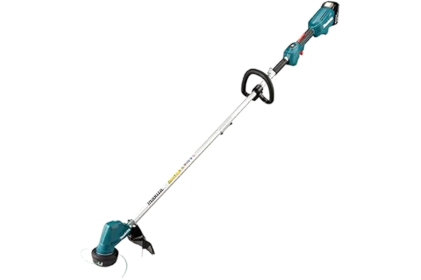 Makita  DUR192LRT 18V Li-ion LXT Brushless Line Trimmer Complete with 1 x 5.0 Ah Battery and Charger Blue