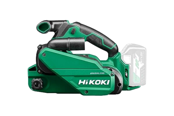 HiKOKI  sladdlös bandslip SB3608DA (18V, slipyta (bredd): 76 mm, bandlängd: 533 mm, bandhastighet: 122-450 m/min, borstlös, tillbehör)