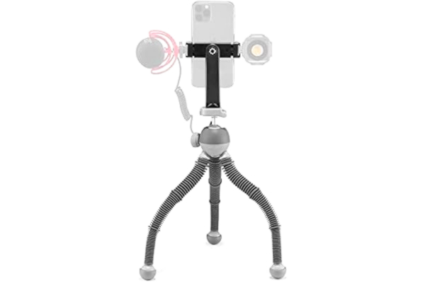 Joby JOBY PodZilla stort kit, flexibelt stativ med GripTight 360 telefonfäste, telefonstativ från skaparna av GorillaPod, kompatibel med iPhone, smartphones, actionkameror eller enheter upp till 2,5 kg,