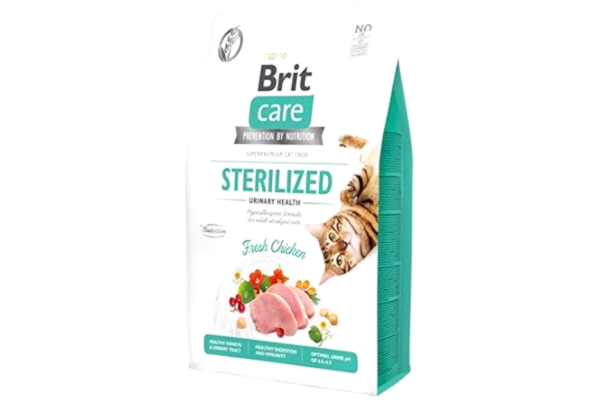 Brit BRIT Care Grain Free Sterilized Urinary Health med kyckling 2 kg
