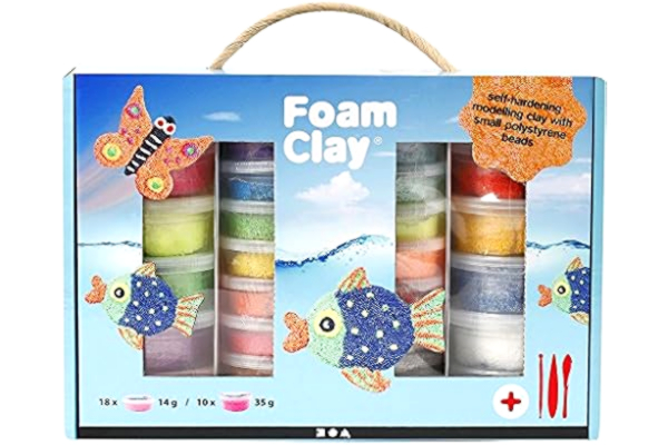 Foam Clay ® Set, blandade färger, 1 set