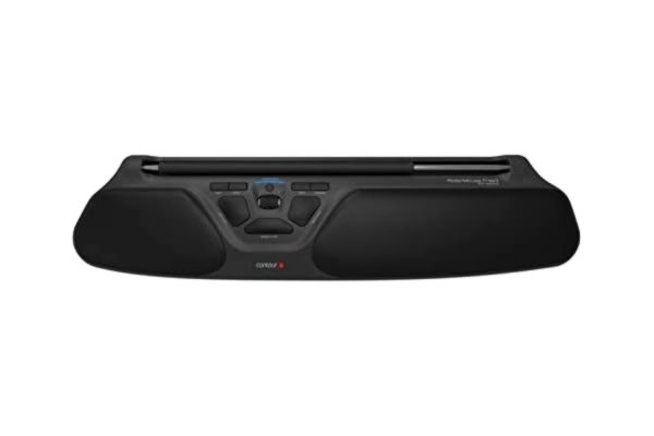 Contour Design Contour Rollermouse Free3 Wireless | Ergonomiczna mysz z podpórką pod nadgarstek | Bezprzewodowa mysz | Lekka | Świetna przenośność | 9 przycisków | 2800 DPI | Dla Windowsa i Maca