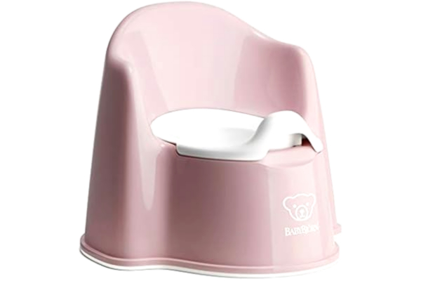 BabyBjörn  Pottstol, Blekrosa/Vit