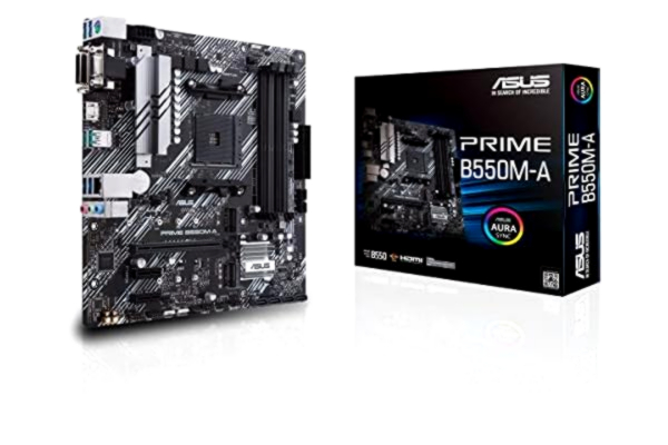 Asus ASUS PRIME B550M-A Hovedkort - AMD B550 - AMD AM4 socket - DDR4 RAM - Micro-ATX