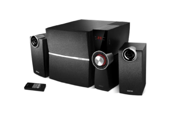 Edifier EDIFIER C2XD 2.1 Speaker System (53 Watt) with Infrared Remote Control and Optical Input