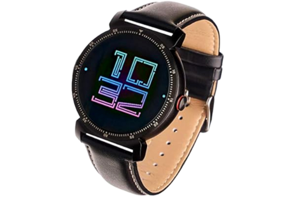 Garett Smartwatch Garett GT20S czarny, skórzany