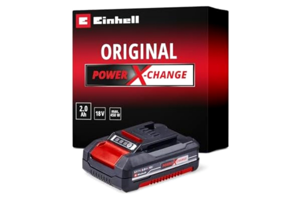 Einhell Original Einhell Batteri 2,0 Ah Power-X-Change (Li-Ion, 18V, 2,0 Ah, lämplig för alla Power X-Change-enheter)