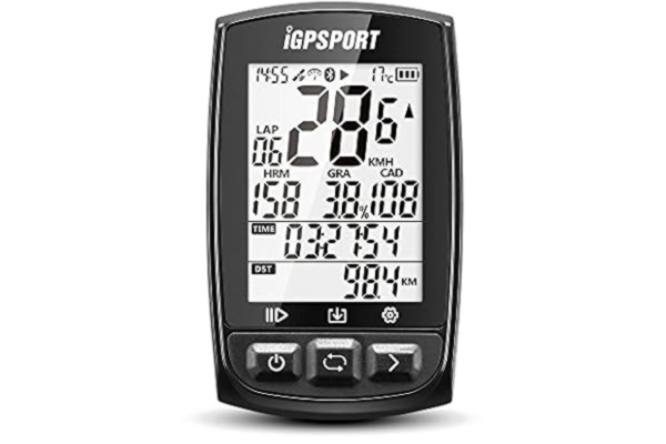 iGPSPORT  Fietscomputer GPS iGS50E ANT+ functie draadloze fietscomputer met groot scherm ondersteuning hartslagmeter en snelheid trapfrequentiesensor aansluiting