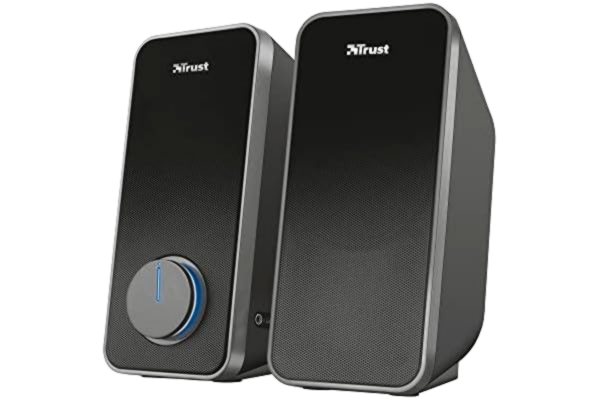Trust  Arys 2.0 Högtalarsystem med Rikt Ljud och Djup Bas, för PC och Bärbar Dator - Svart