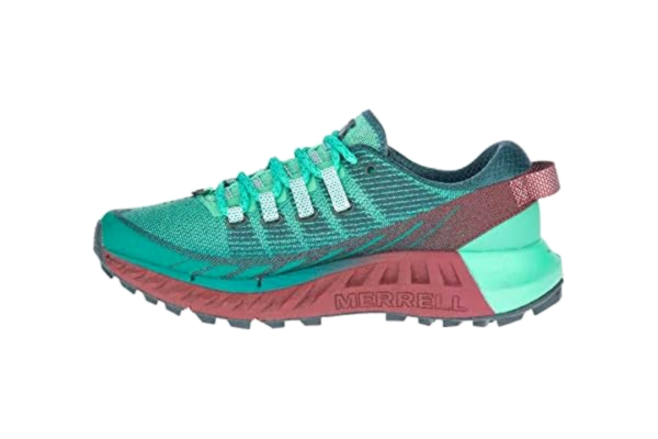 Merrell  Damskie buty do biegania w terenie Agility Peak 4, wielokolorowa - mięta zielona - 40 EU