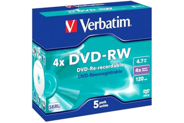 Verbatim  DVD-RW Matt Silver 4,7 GB DVD+R