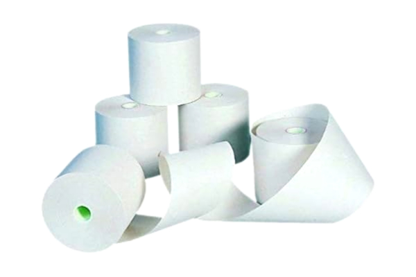 Ibico Rexel Ib405020 termisk pappersrulle för Ibico 1491x/1228 x miniräknare – vit (5-pack)