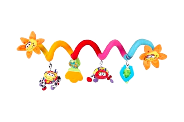 Playgro  Kribba krabba skalbagge barnvagn spiral, från 0 månader, flerfärgad, 40194