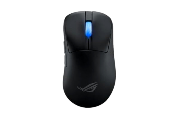 Asus ASUS ROG Keris II Ace bezprzewodowa mysz do gier, lekka 54 g, czujnik optyczny AimPoint Pro 42K, mikroprzełączniki optyczne, SpeedNova Wireless, ROG Polling Rate Booster, gry e-sportowe i FPS, czarna