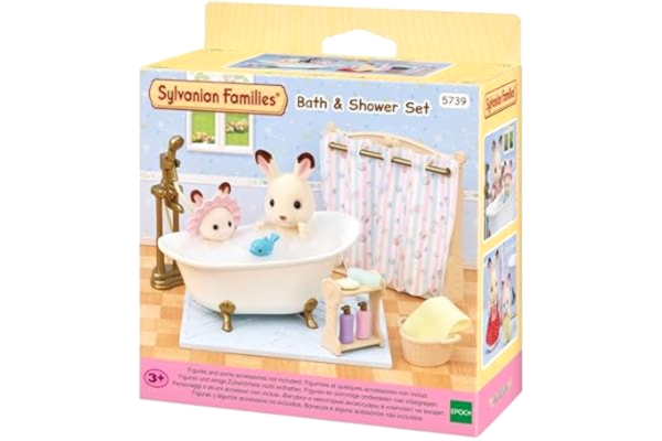 Sylvanian Families  - 5739 Bad- och duschset - Dollhouse Playsets