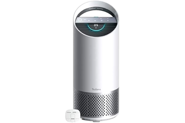Leitz  TruSens Z-2000 Air Purifier With Air Quality SensorPod, Captures Viruses, Hayfever Allergens, Dust, Odours & Smoke, UV-C Lamp Kills over 98% Of Airborne Bacteria, Cleaner Air For Room Up to 35m²
