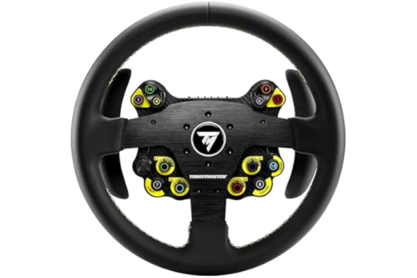 Thrustmaster  EVO Racing 32R Läder - Rund ratt med läderomslag och avtagbar nav, för PC och konsoler