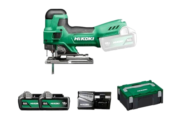 HiKOKI  Accu Decoupeerzaag 18V-135 mm - Inclusief Lader, 2 x 5,0 Ah Accu's en Koffer