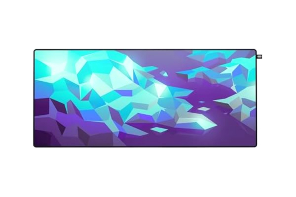 Xtrfy CHERRY XTRFY GP5, XL Gamingmusmatta av Tyg (920 x 400 x 3 mm), Slät Speedpad för Precision, Sydda Kanter, Halkfri, Maskintvättbar, Litus Blue