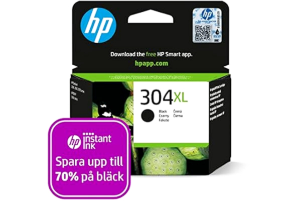 HP  304XL (N9K08AE) original bläckpatron svart med hög kapacitet för HP DeskJet 2630