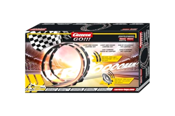 Carrera Toys Carrera 20061661 Loopset, för Carrera GO/DIGITAL 143, med LED-belysning och ljud, medium