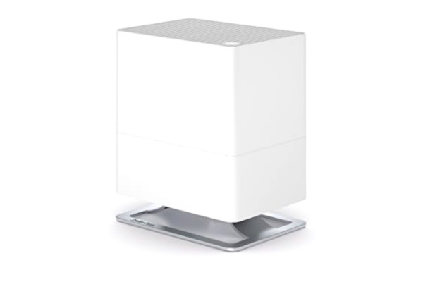 Stadler Form  Humidifier Oskar Little, Energy-Saving Humidifier for Rooms up to 30 m², Evaporator with Automatic Switch-off, Dimmable LEDs, Very Quiet, White