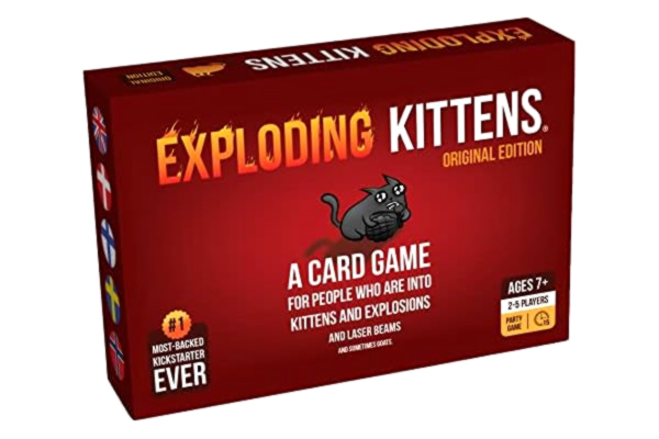 Exploding Kittens  - Kort Spel | Familjevänligt Partyspel | Rysk Roulette | Svenska | Danska | Norska | Finska | Ålder 7+ | 2 till 5 Spelare | Speltid 10-20 Minuter