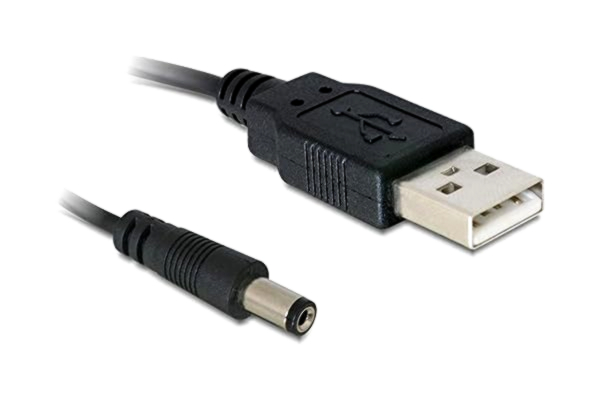DeLock Delock Kabel USB Power > Dc 5,5 x 2,1 mm Kontakt 1,0 m