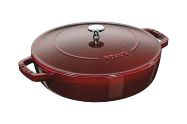 Staub  Bräter mit Chistera, induktionsgeeignet, Gusseisen, Grenadine, 28 cm, 36.1 x 28 x 12.6 cm, 1 Einheiten