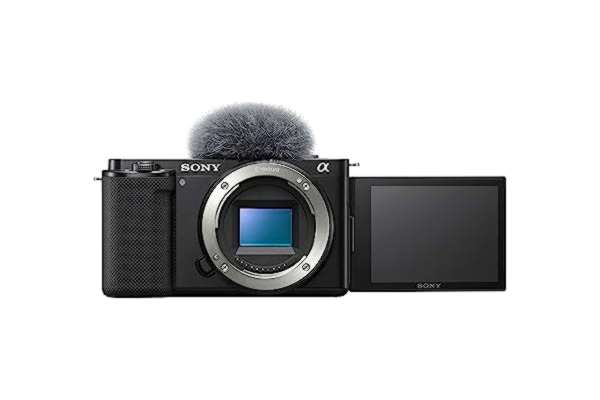 Sony  ZV-E10 ZVE10BDI.EU Spegelfri Kamera, Svart, 15.8 x 14.5 x 11.5 cm