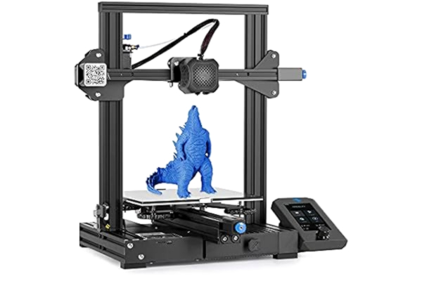 Creality3D 3D Printer Creality Ender-3 V2, 2020 Upgraded 3D Printer with Silent Motherboard, Resume Printing, Convenient Tool Box, New Display