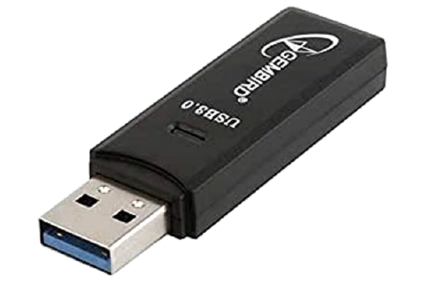Gembird  UHB-CR3-01 USB svart – kortläsare (minnessticka (MS), MicroSDXC, MiniSDHC, SDHC, SDXC, USB, svart, 17 mm, 60 mm, 8,5 mm)