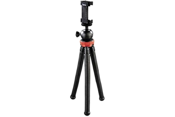 Hama  |"FlexPro" Tripod for Smartphone, GoPro and Photo Cameras, 27 cm | Red