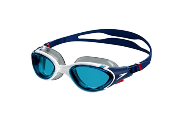 Speedo  Unisex Biofuse.2.0 Simglasögon för vuxna, blå, vit, onesize