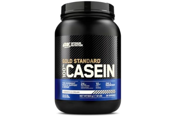 Optimum Nutrition  Gold Standard 100% Casein Kaseinprotein, Cookies & Cream, 924g, 24 Portioner