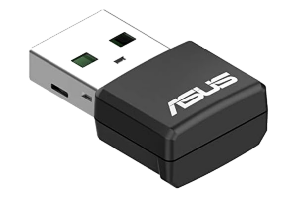 Asus ASUS USB AX55 Nano Trådlös USB adapter AX1800 Dual Band, 6 Mindre WiFi adapter, WPA3, MU MIMO
