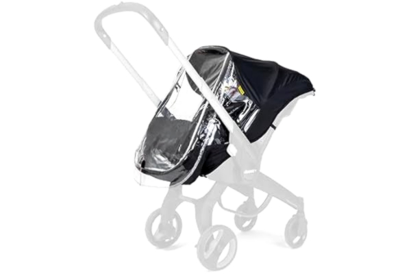 Doona Simple Parenting regnfodral för barnvagn Doona, plast transparent